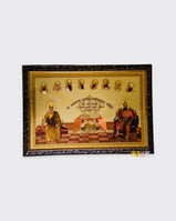 Guru Granth Sahib Ji with 10 Gurus - Golden Tone (Medium)