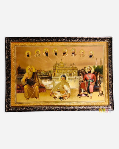 Gurus and Golden Temple - Golden Tone (Medium)