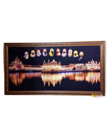 Night View of Golden Temple with 10 Gurus (Large)