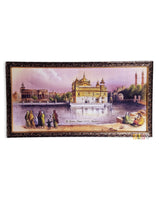 Colourful Painting depicting Golden Temple in Year 1833 (Large)